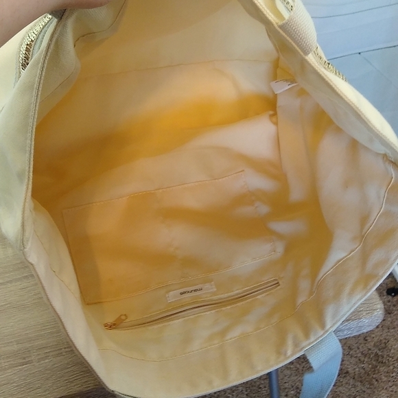 Maurices Large Tote Bag Americana USA Van Sequins Summer Patriotic Beach - Picture 8 of 13